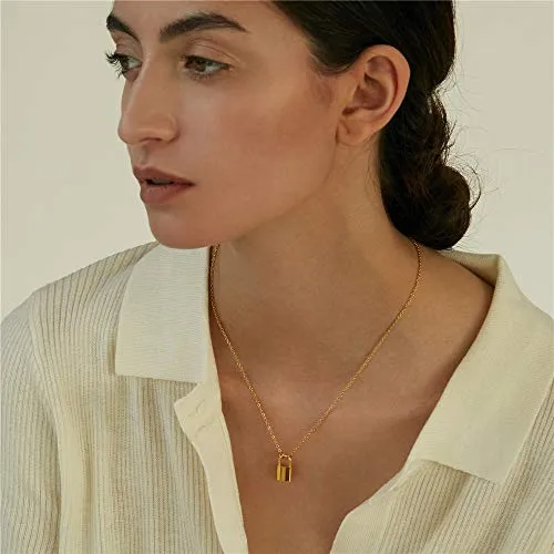 Turandoss Dainty Layering Pearls Necklace