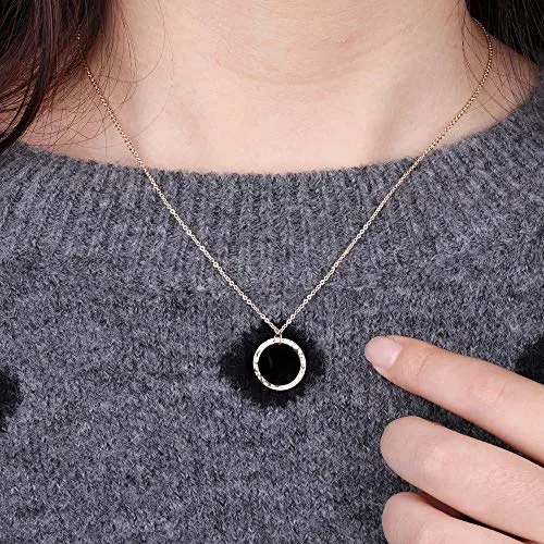 Turandoss Dainty Layering Pearls Necklace