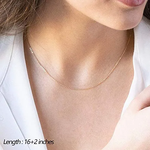 Turandoss Dainty Layering Pearls Necklace