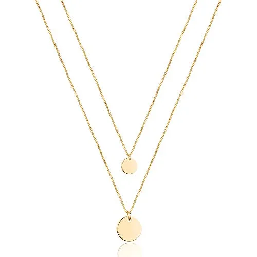 Turandoss Dainty Layering Pearls Necklace