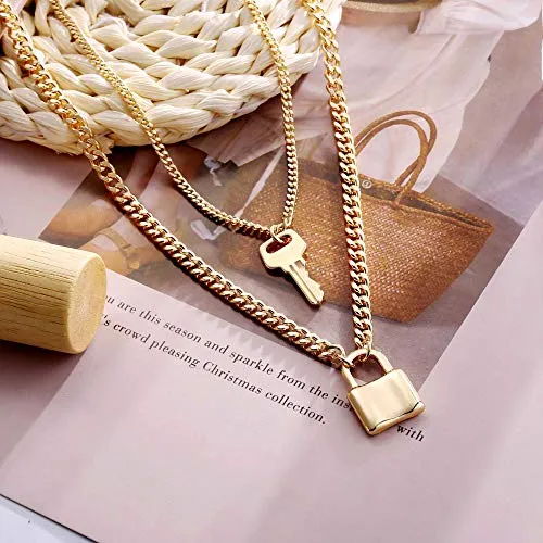 Turandoss Dainty Layering Pearls Necklace