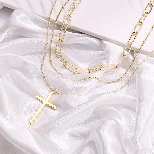 Turandoss Dainty Layering Pearls Necklace