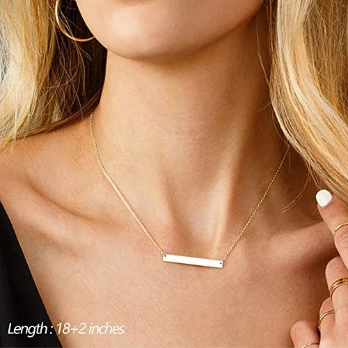 Turandoss Dainty Layering Pearls Necklace