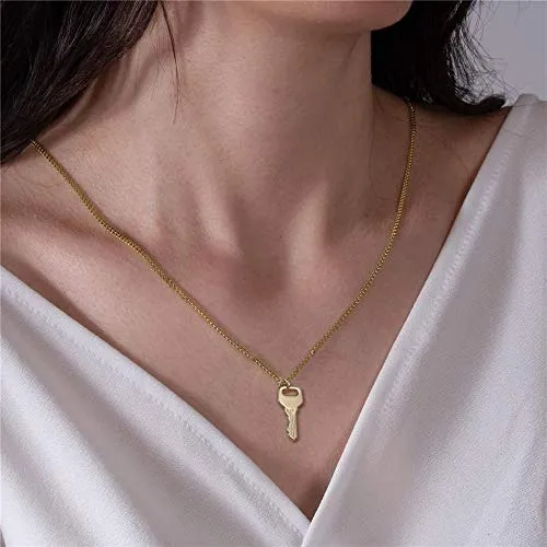 Turandoss Dainty Layering Pearls Necklace