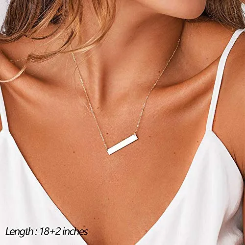 Turandoss Dainty Layering Pearls Necklace