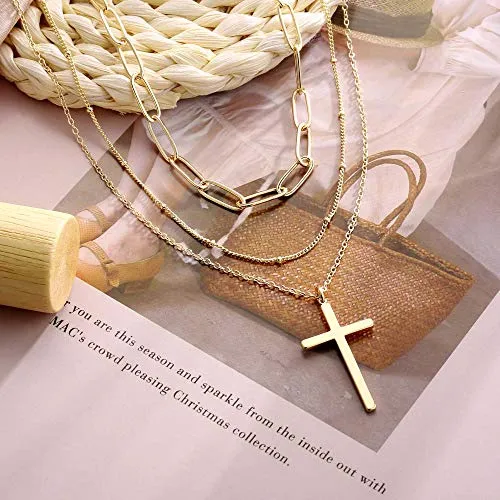 Turandoss Dainty Layering Pearls Necklace