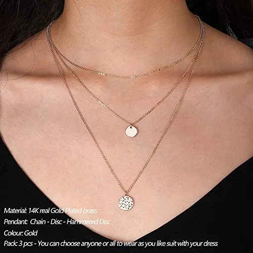Turandoss Dainty Layering Pearls Necklace