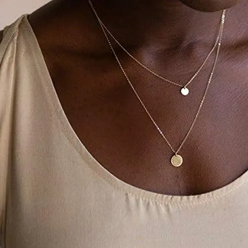 Turandoss Dainty Layering Pearls Necklace