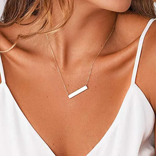 Turandoss Dainty Layering Pearls Necklace