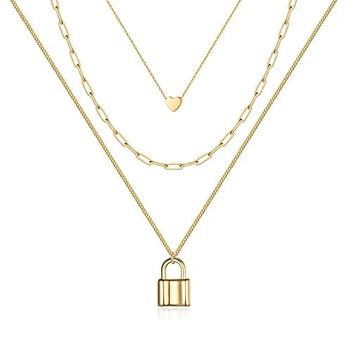 Turandoss Dainty Layering Pearls Necklace