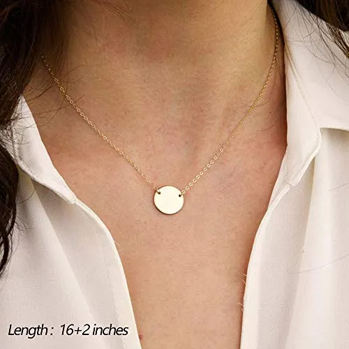 Turandoss Dainty Layering Pearls Necklace