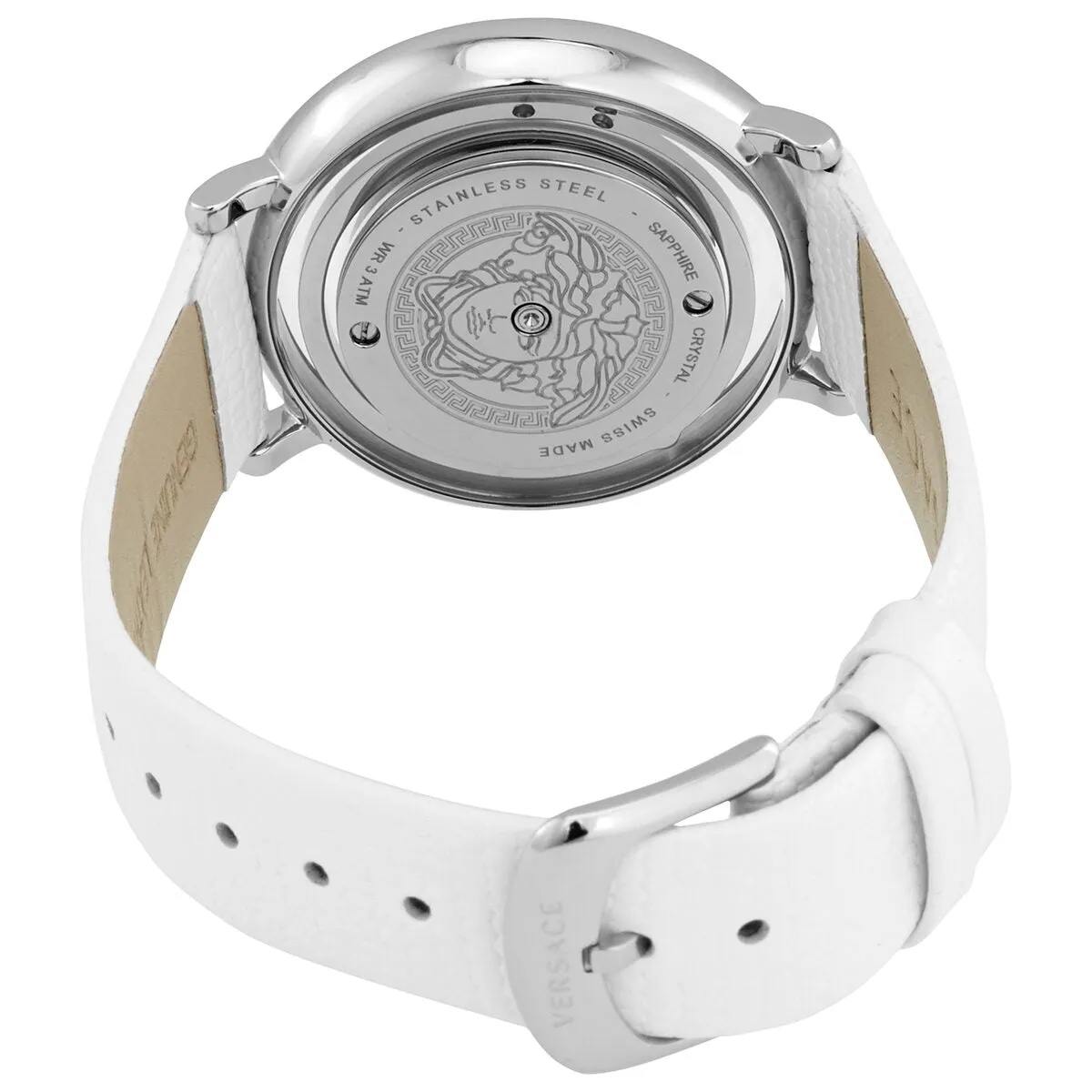Versace Venus Quartz White Dial Ladies Watch VEQV00118