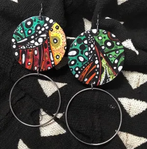 Via Wearable Art Earrings Hoopin It Up