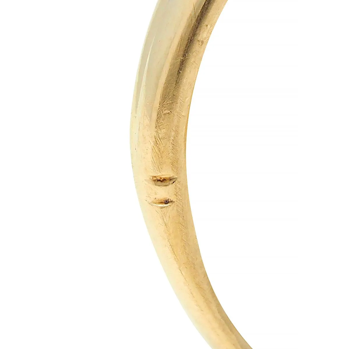 Victorian 1.45 CTW Old Mine Diamond Silver-Topped 14 Karat Yellow Gold Antique Band Ring