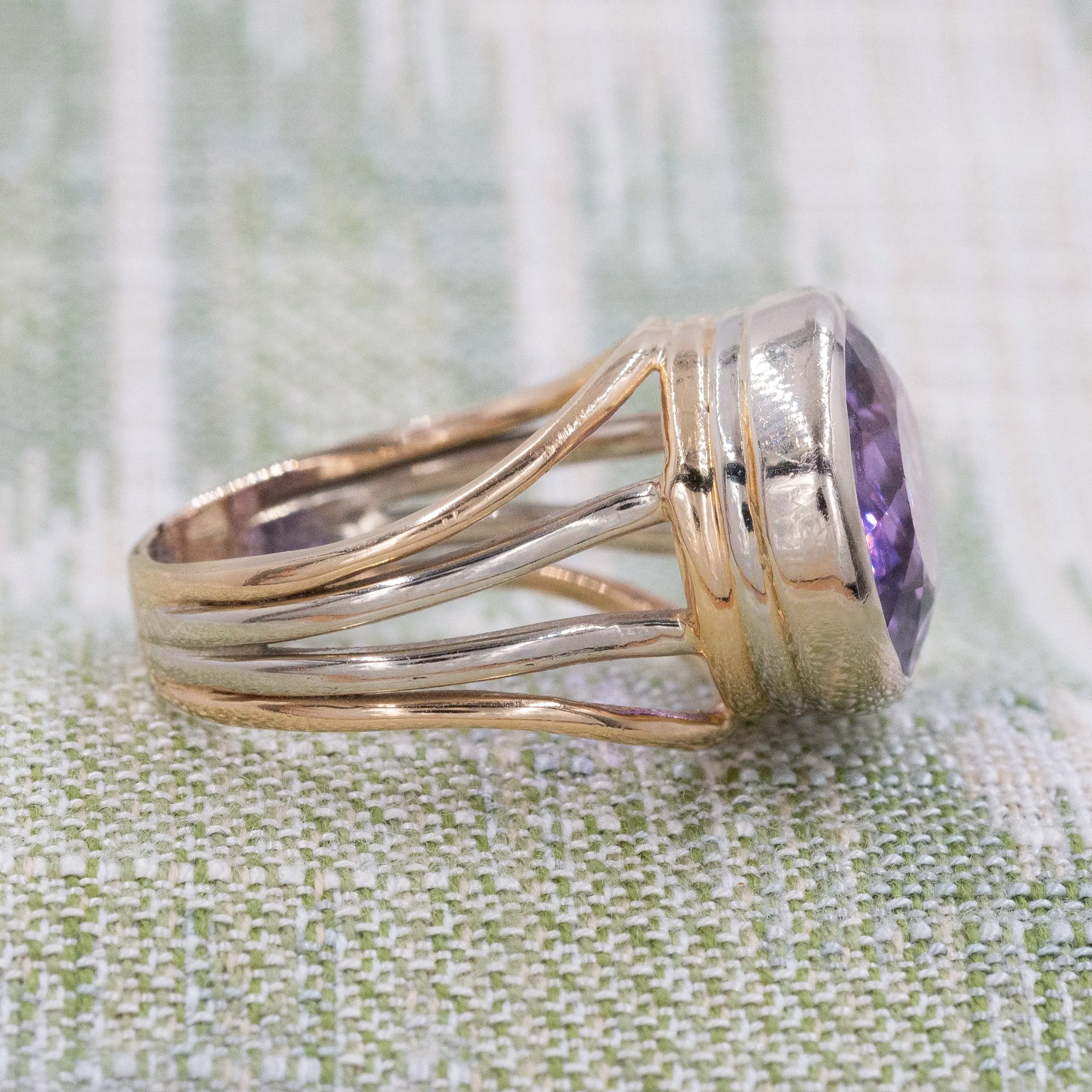 Vintage Amethyst Cocktail Ring