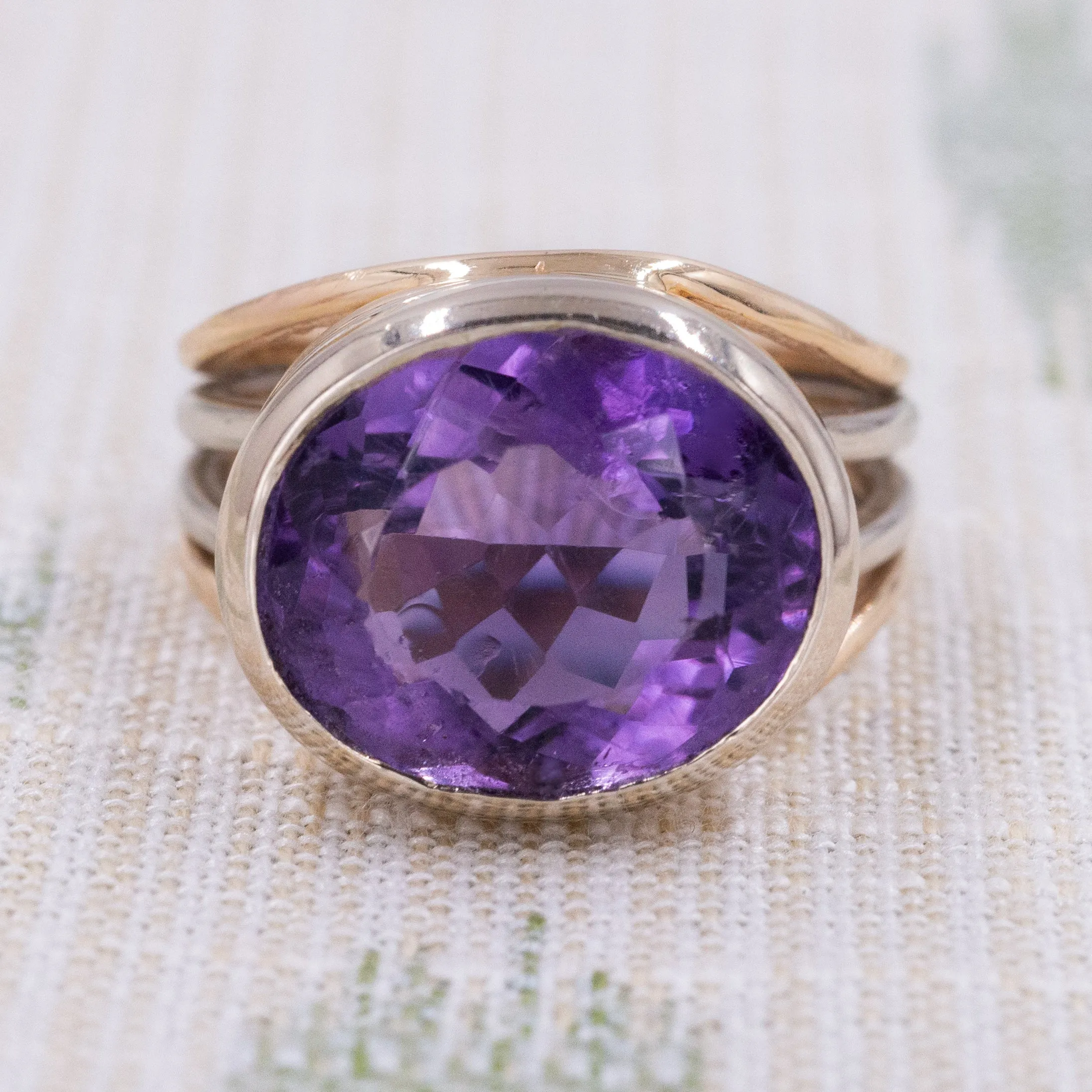 Vintage Amethyst Cocktail Ring