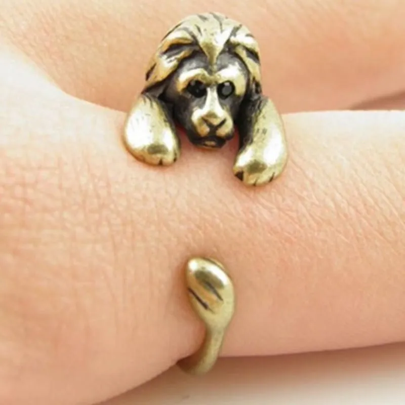 Vintage Silver Animal Ring Mouse Pet Cute Gilrs Jewelry