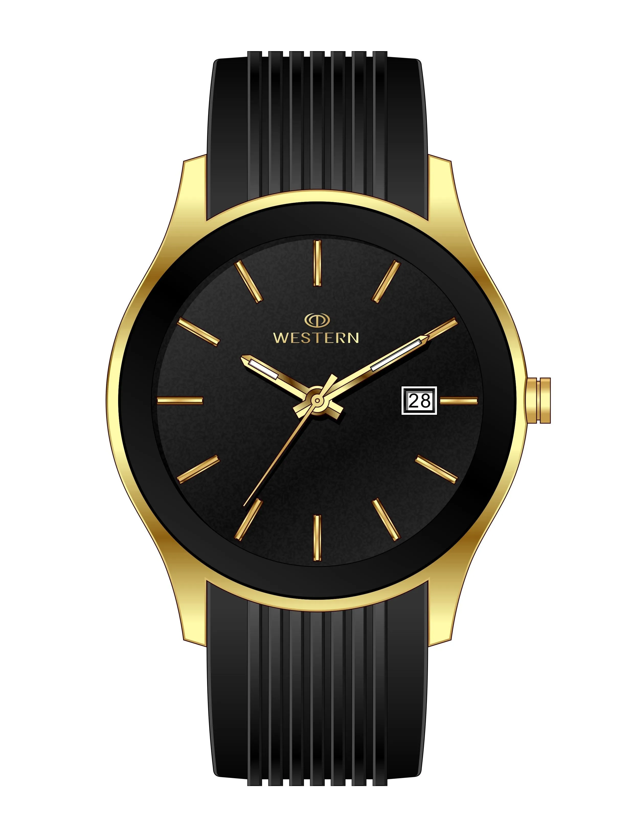 WESTERN W7170GPB010C MEN WATCH