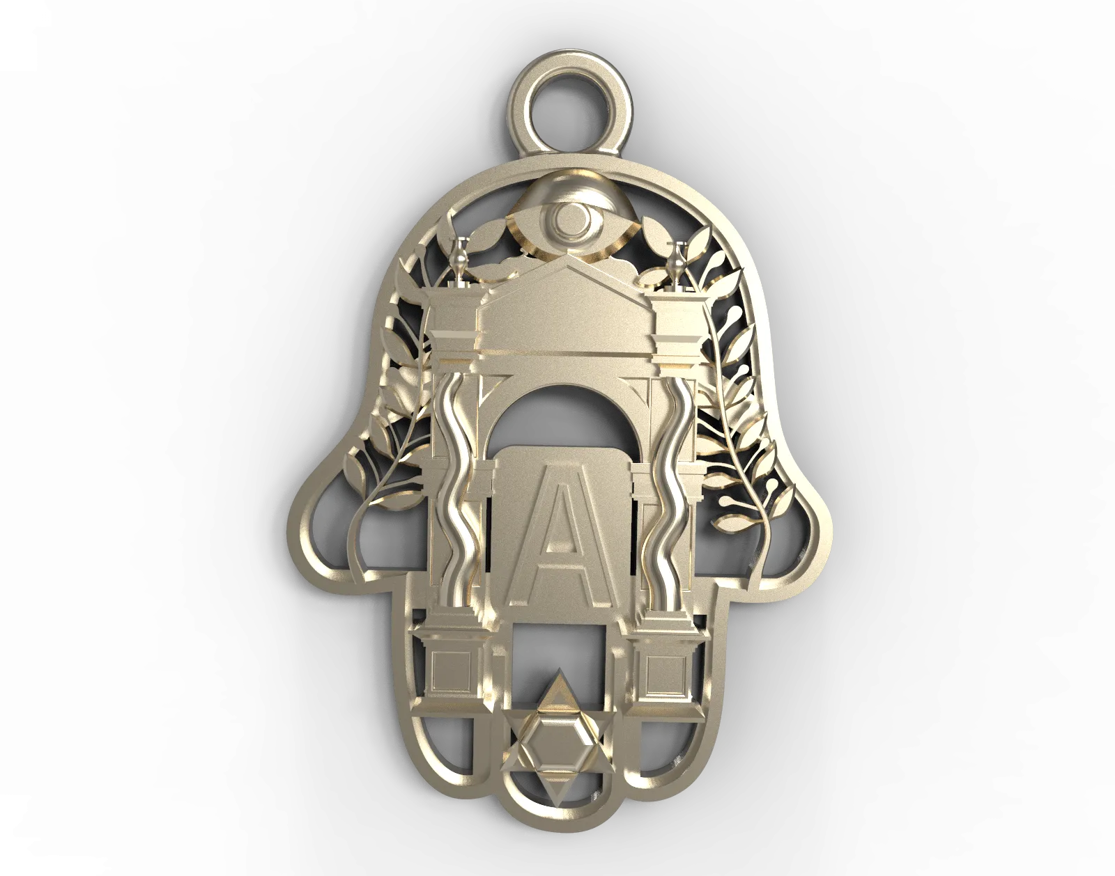 White Gold Passages Pendants