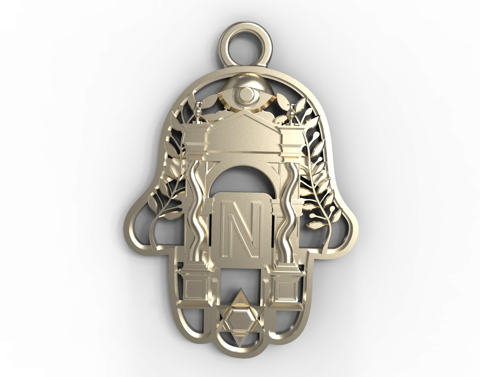 White Gold Passages Pendants