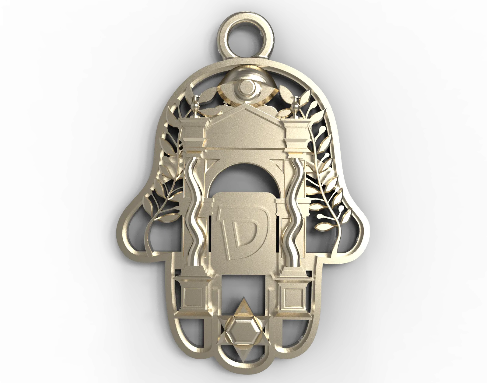 White Gold Passages Pendants