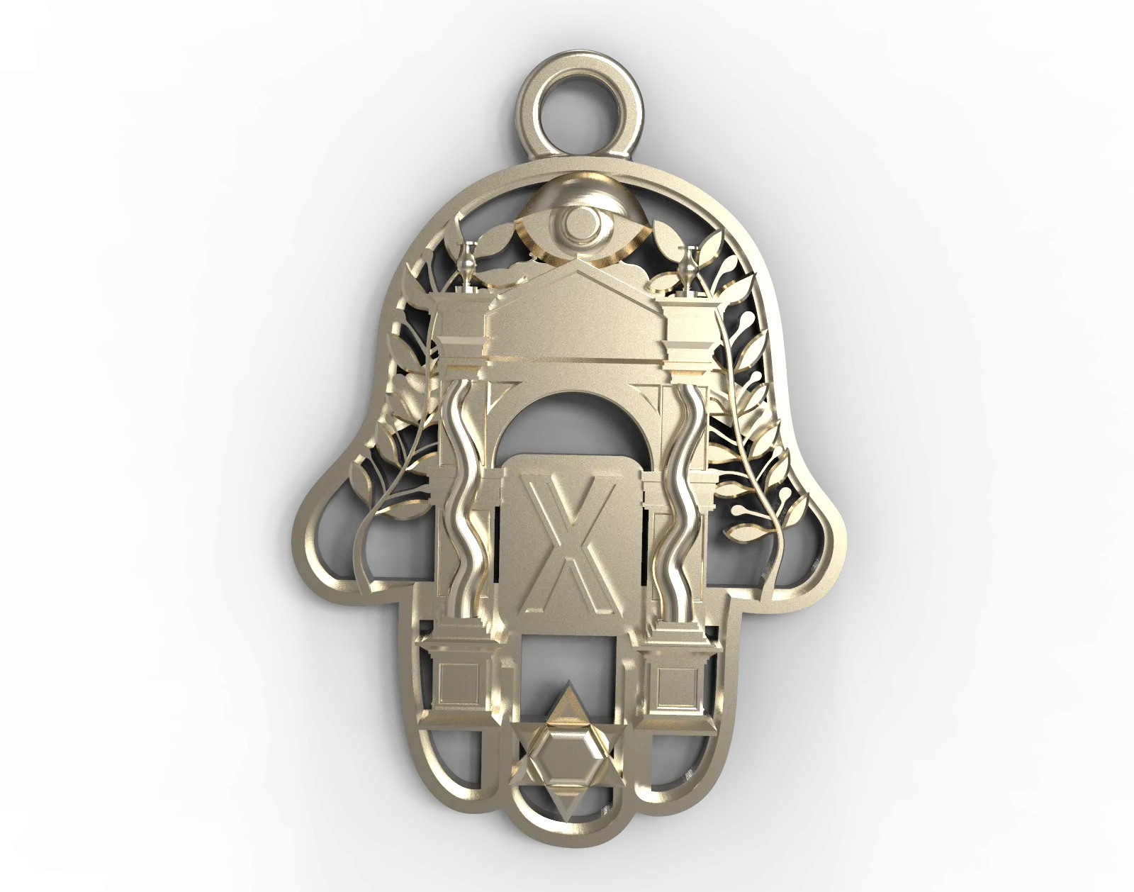 White Gold Passages Pendants