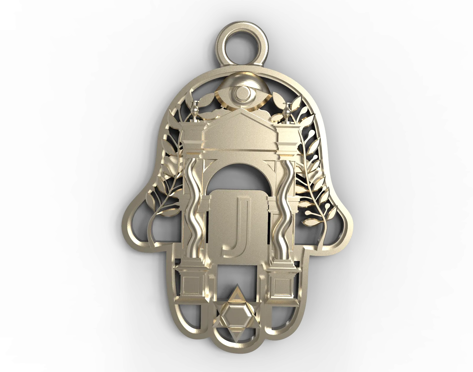 White Gold Passages Pendants