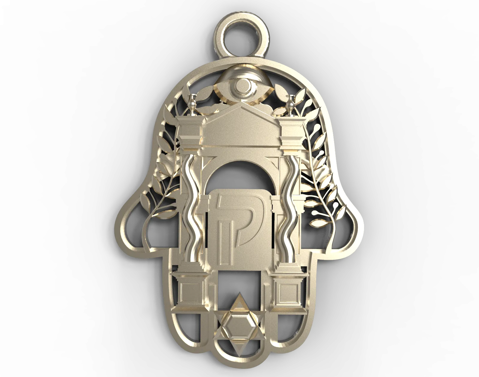 White Gold Passages Pendants