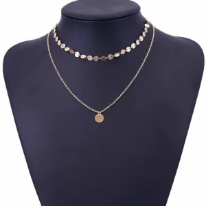Women Charm Choker Necklace