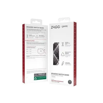 ZAGG Gear4 Braided Apple Watch Band 45/44/42mm FG LG - Storm