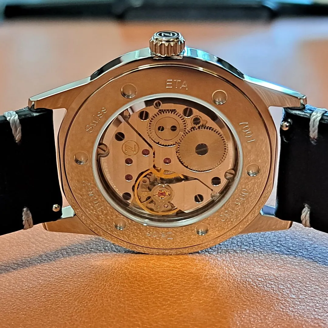 Zelos Nova v2 37mm Salmon - Swiss&nbsp;ETA&nbsp;7001 Hand&nbsp;Wound