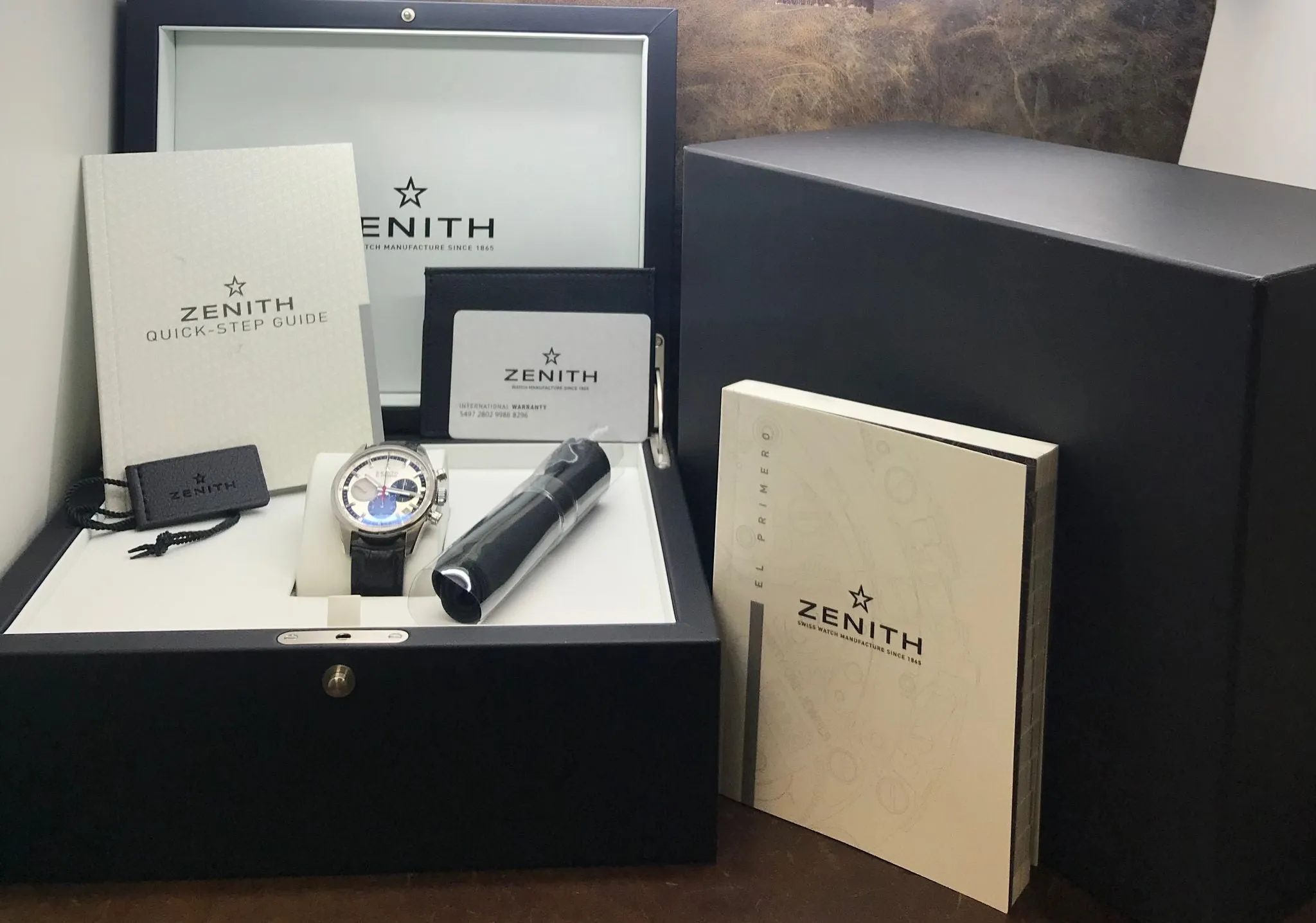 Zenith El Primero 03.2150.400 Silver Tri-Color Dial Automatic Men's Watch