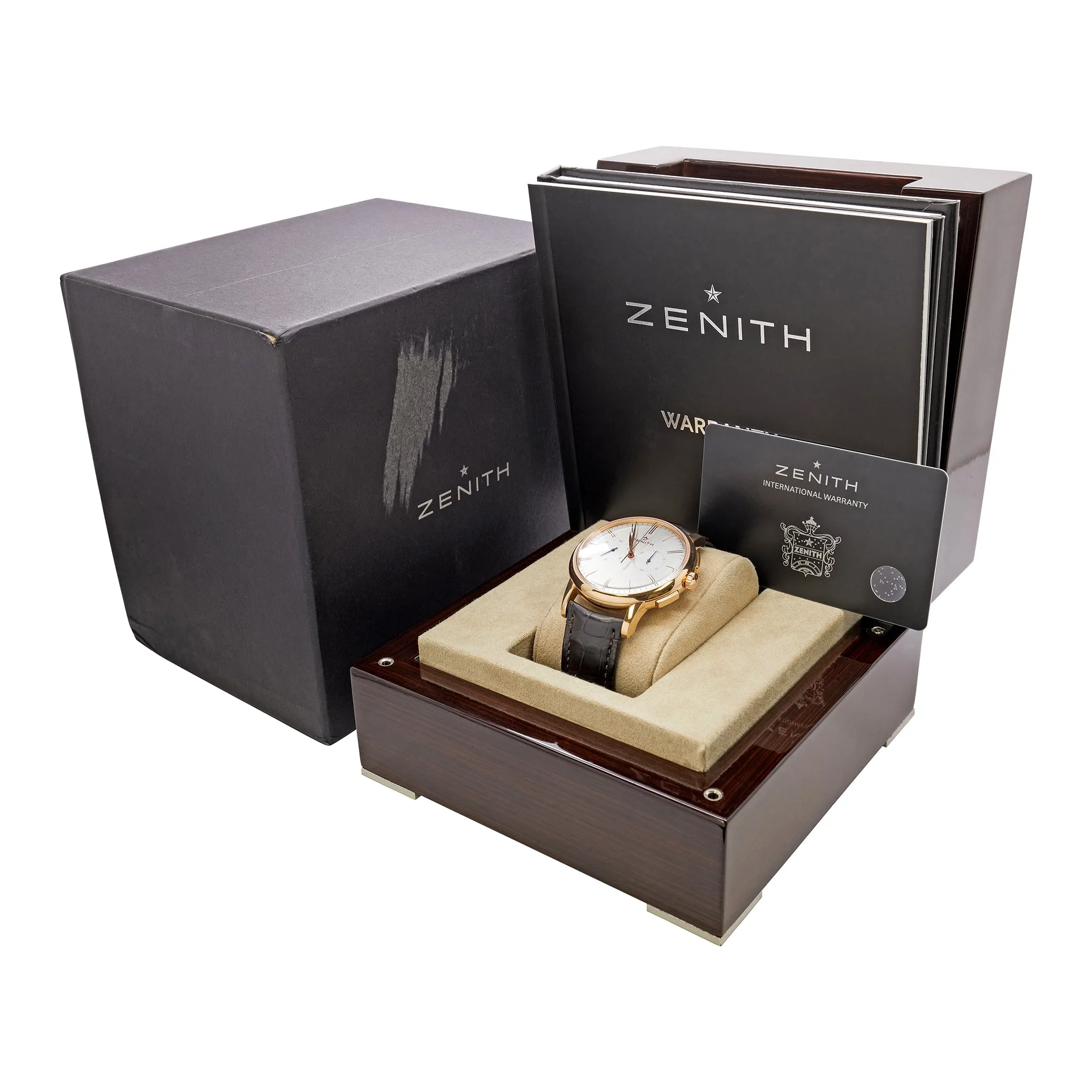Zenith Pilot Elite Chronograph 18.2270.4069 Silver Dial Automatic Men's Watch