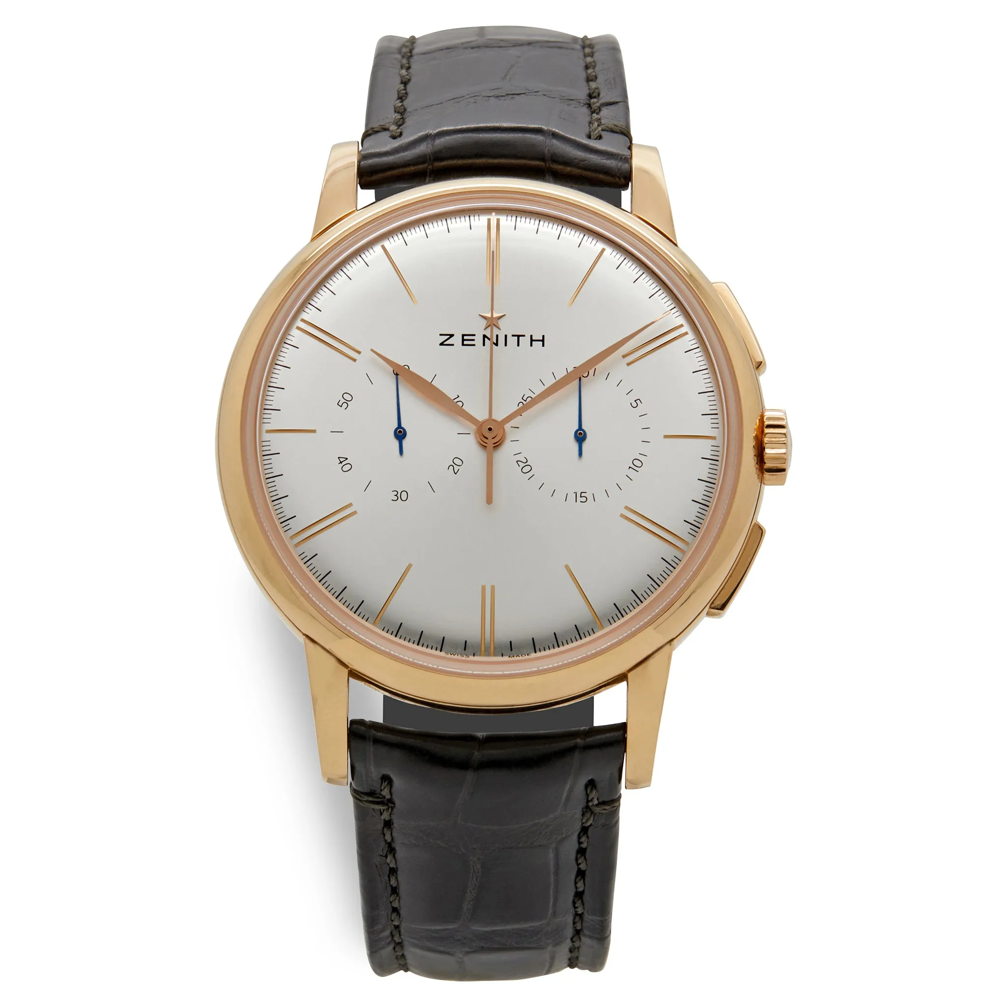 Zenith Pilot Elite Chronograph 18.2270.4069 Silver Dial Automatic Men's Watch