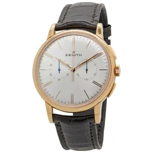 Zenith Pilot Elite Chronograph 18.2270.4069 Silver Dial Automatic Men's Watch